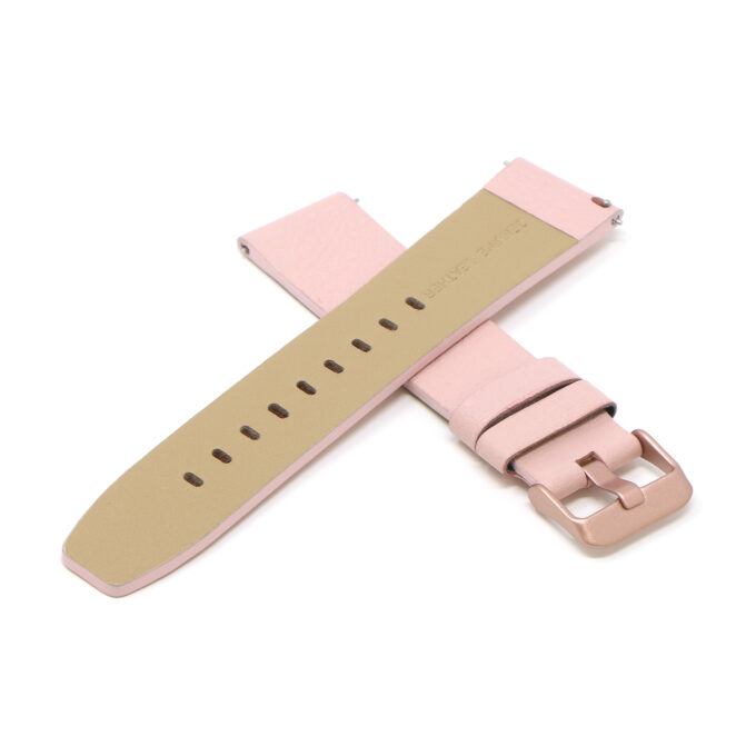 Lmx.fb.l24.13.rg Cross Pink (Rose Gold Buckle) StrapsCo 23mm Textured Leather Watch Band Strap Fits Luminox