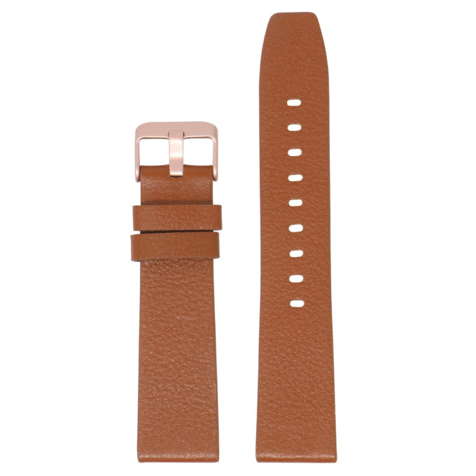 Lmx.fb.l24.8.rg Main Brown (Rose Gold Buckle) StrapsCo 23mm Textured Leather Watch Band Strap Fits Luminox