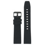Lmx.fb.ny12.1.mb Black Up StrapsCo 23mm Nylon Watch Band Strap W Black Buckle Fits Luminox
