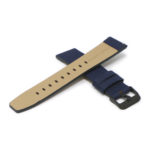 Lmx.fb.ny12.5.mb Navy Blue Cross StrapsCo 23mm Nylon Watch Band Strap W Black Buckle Fits Luminox
