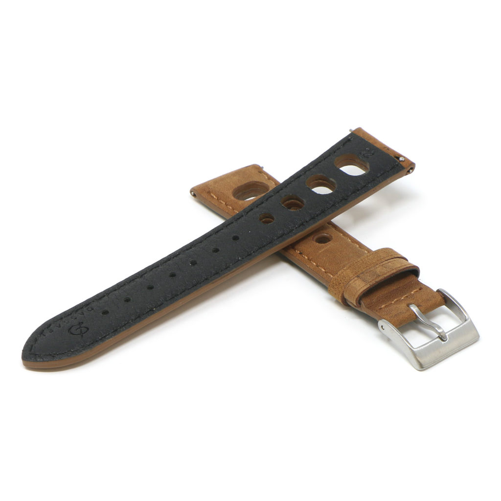 DASSARI Distressed Leather Rally Strap | StrapsCo