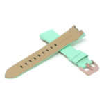 Fb.l15.11.rg Cross Mint (Rose Gold Buckle) StrapsCo Smooth Leather Watch Band Strap For Fitbit Charge 3