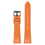 Fb.l15.12.mb Main Orange (Black Buckle) StrapsCo Smooth Leather Watch Band Strap For Fitbit Charge 3