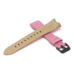 Fb.l15.13.mb Cross Pink (Black Buckle) StrapsCo Smooth Leather Watch Band Strap For Fitbit Charge 3