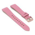 Fb.l15.13.rg Angle Pink (Rose Gold Buckle) StrapsCo Smooth Leather Watch Band Strap For Fitbit Charge 3