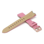 Fb.l15.13.rg Cross Pink (Rose Gold Buckle) StrapsCo Smooth Leather Watch Band Strap For Fitbit Charge 3