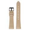 Fb.l15.17.mb Main Beige (Black Buckle) StrapsCo Smooth Leather Watch Band Strap For Fitbit Charge 3