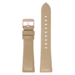 Fb.l15.17.rg Main Beige (Rose Gold Buckle) StrapsCo Smooth Leather Watch Band Strap For Fitbit Charge 3