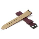 Fb.l15.18.mb Cross Purple (Black Buckle) StrapsCo Smooth Leather Watch Band Strap For Fitbit Charge 3