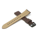 Fb.l15.2.mb Cross Chocolate (Black Buckle) StrapsCo Smooth Leather Watch Band Strap For Fitbit Charge 3