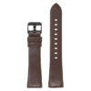 Fb.l15.2.mb Main Chocolate (Black Buckle) StrapsCo Smooth Leather Watch Band Strap For Fitbit Charge 3