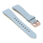 Fb.l15.5a.rg Angle Cloud Blue (Rose Gold Buckle) StrapsCo Smooth Leather Watch Band Strap For Fitbit Charge 3