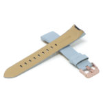Fb.l15.5a.rg Cross Cloud Blue (Rose Gold Buckle) StrapsCo Smooth Leather Watch Band Strap For Fitbit Charge 3