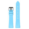 Fb.l15.5b.mb Main Sky Blue (Black Buckle) StrapsCo Smooth Leather Watch Band Strap For Fitbit Charge 3