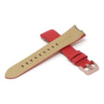 Fb.l15.6.rg Cross Red (Rose Gold Buckle) StrapsCo Smooth Leather Watch Band Strap For Fitbit Charge 3
