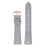 Fb.l15.7.rg Main Grey (Rose Gold Buckle) StrapsCo Smooth Leather Watch Band Strap For Fitbit Charge 3