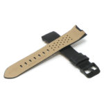 Fb.l16.1.mb Cross Black StrapsCo Perforated Leather Rally Watch Band Strap For Fitbit Charge 3