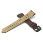 Fb.l16.2.mb Cross Brown StrapsCo Perforated Leather Rally Watch Band Strap For Fitbit Charge 3
