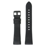 Fb.l17.1.mb Main Black (Black Buckle) StrapsCo Textured Leather Watch Band Strap For Fitbit Charge 3