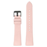 Fb.l17.13.mb Main Pink (Black Buckle) StrapsCo Textured Leather Watch Band Strap For Fitbit Charge 3