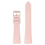 Fb.l17.13.rg Main Pink (Rose Gold Buckle) StrapsCo Textured Leather Watch Band Strap For Fitbit Charge 3