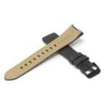 Fb.l17.2.mb Cross Dark Brown (Black Buckle) StrapsCo Textured Leather Watch Band Strap For Fitbit Charge 3