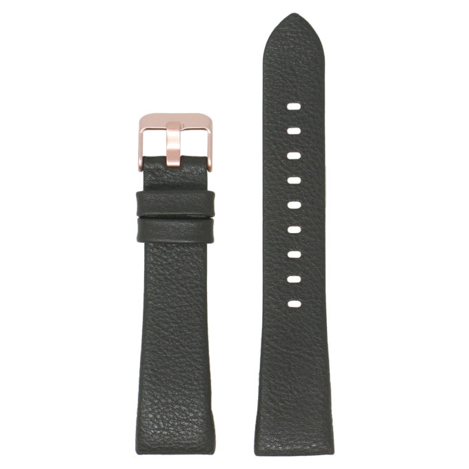 Fb.l17.2.rg Main Dark Brown (Rose Gold Buckle) StrapsCo Textured Leather Watch Band Strap For Fitbit Charge 3