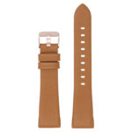 Fb.l17.3.rg Main Tan (Rose Gold Buckle) StrapsCo Textured Leather Watch Band Strap For Fitbit Charge 3
