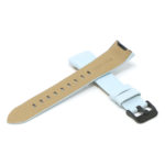 Fb.l17.5.mb Cross Sky Blue (Black Buckle) StrapsCo Textured Leather Watch Band Strap For Fitbit Charge 3
