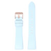 Fb.l17.5.rg Main Sky Blue (Rose Gold Buckle) StrapsCo Textured Leather Watch Band Strap For Fitbit Charge 3