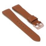 Fb.l17.8.rg Angle Brown (Rose Gold Buckle) StrapsCo Textured Leather Watch Band Strap For Fitbit Charge 3