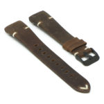 Fb.l18.2.mb Angle Brown StrapsCo Vintage Hand Stitched Leather Watch Band Strap For Fitbit Charge 3