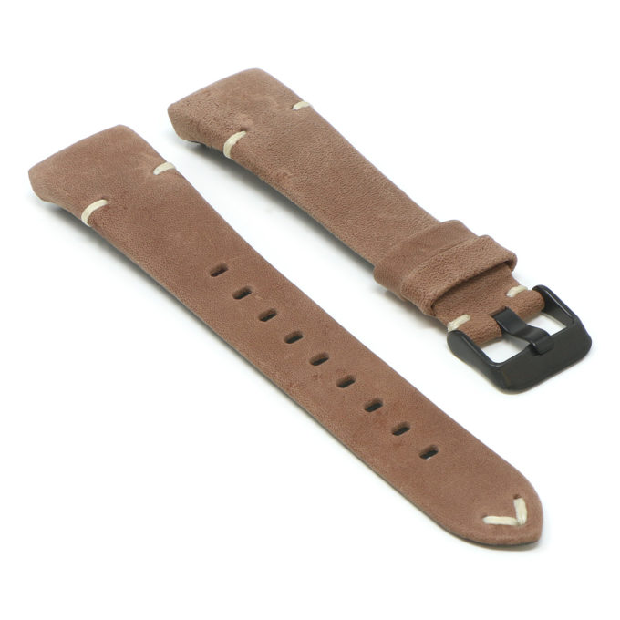 Fb.l18.8.mb Angle Rust StrapsCo Vintage Hand Stitched Leather Watch Band Strap For Fitbit Charge 3