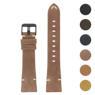 Fb.l18.8.mb Gallery Rust StrapsCo Vintage Hand Stitched Leather Watch Band Strap For Fitbit Charge 3