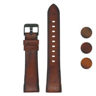 Fb.l19.2.mb Gallery Mahogany StrapsCo Antique Leather Watch Band Strap For Fitbit Charge 3