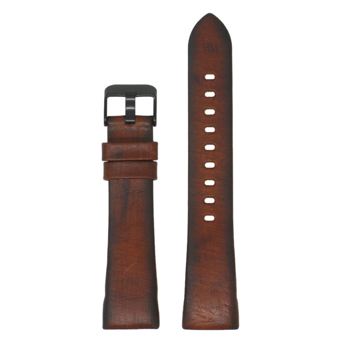 Fb.l19.2.mb Main Mahogany StrapsCo Antique Leather Watch Band Strap For Fitbit Charge 3
