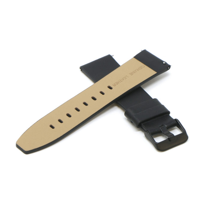 Fb.l22.1.mb Cross Black (Black Buckle) StrapsCo Smooth Leather Watch Band Strap For Fitbit Versa 2 Lite