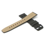 Fb.l25.2.mb Cross Dark Brown StrapsCo Textured Leather Watch Band Strap With Rivets For Black Fitbit Versa 2 Lite
