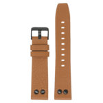 Fb.l25.3.mb Main Tan StrapsCo 23mm Textured Leather Watch Band Strap With Rivets