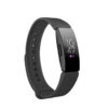 Fb.r46.1 Main Black StrapsCo Pin And Tuck Silicone Rubber Watch Band Strap For Fitbit Inspire & Inspire HR
