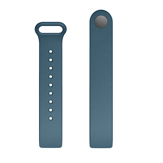 Fb.r46.7a Up Blue Grey StrapsCo Pin And Tuck Silicone Rubber Watch Band Strap For Fitbit Inspire & Inspire HR
