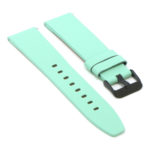 Lmx.fb.l22.11.mb Angle Mint (Black Buckle) StrapsCo 23mm Smooth Leather Watch Band Strap W Black Buckle Fits Luminox