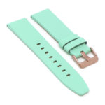 Lmx.fb.l22.11.rg Angle Mint Green (Rose Gold Buckle) StrapsCo 23mm Smooth Leather Watch Band Strap W Black Buckle Fits Luminox