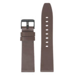Lmx.fb.l22.2.mb Up Chocoloate (Black Buckle) StrapsCo 23mm Smooth Leather Watch Band Strap W Black Buckle Fits Luminox