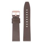 Lmx.fb.l22.2.rg Up Chocolate Brown (Rose Gold Buckle) StrapsCo 23mm Smooth Leather Watch Band Strap W Black Buckle Fits Luminox