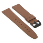 Lmx.fb.l22.3.mb Angle Tan (Black Buckle) StrapsCo 23mm Smooth Leather Watch Band Strap W Black Buckle Fits Luminox