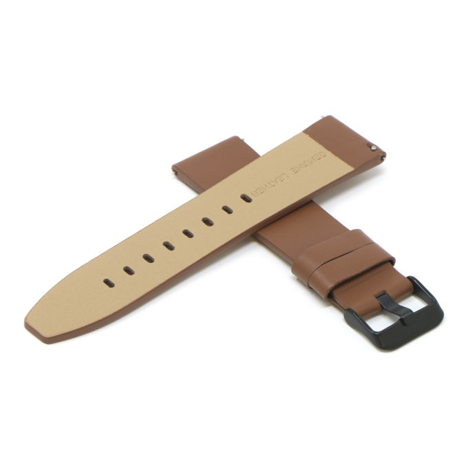 Lmx.fb.l22.3.mb Cross Tan (Black Buckle) StrapsCo 23mm Smooth Leather Watch Band Strap W Black Buckle Fits Luminox