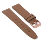 Lmx.fb.l22.3.rg Angle Tan (Rose Gold Buckle) StrapsCo 23mm Smooth Leather Watch Band Strap W Black Buckle Fits Luminox