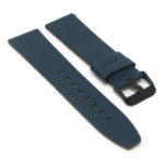 Lmx.fb.l22.5.mb Angle Navy Blue(Black Buckle) StrapsCo 23mm Smooth Leather Watch Band Strap W Black Buckle Fits Luminox