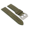 P539.11 Military Green Angle StrapsCo Vintage Textured Heavy Duty Leather Watch Band Strap 22mm 24mm 26mm